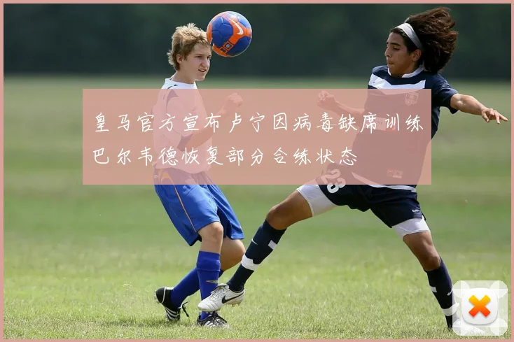 皇马官方宣布卢宁因病毒缺席训练巴尔韦德恢复部分合练状态